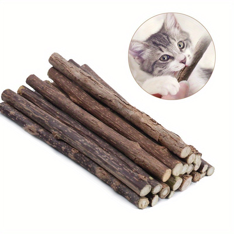 5pcs Cat-Friendly Dental Treats: All-Natural Matatabi Chew Sticks for Teeth Cleaning And Relax