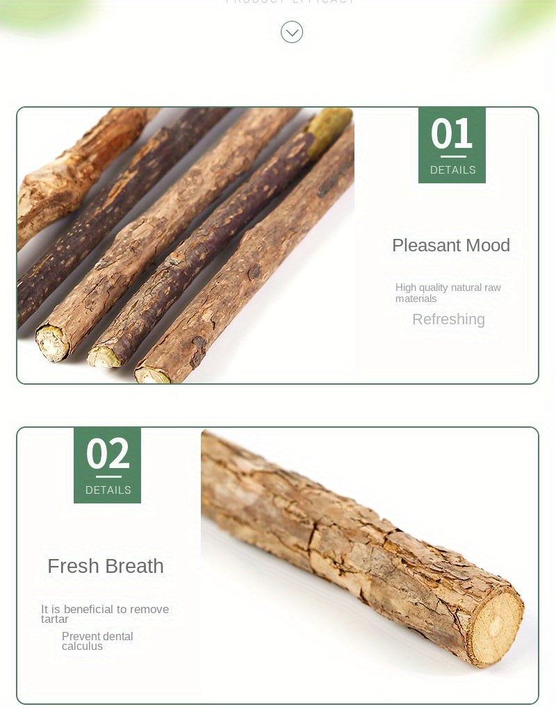 5pcs Cat-Friendly Dental Treats: All-Natural Matatabi Chew Sticks for Teeth Cleaning And Relax