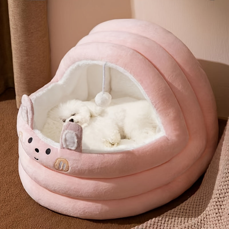 Cute Cat Bed, Warm Dog Bed For Small Dogs, Fluffy And Soft Cat Bed