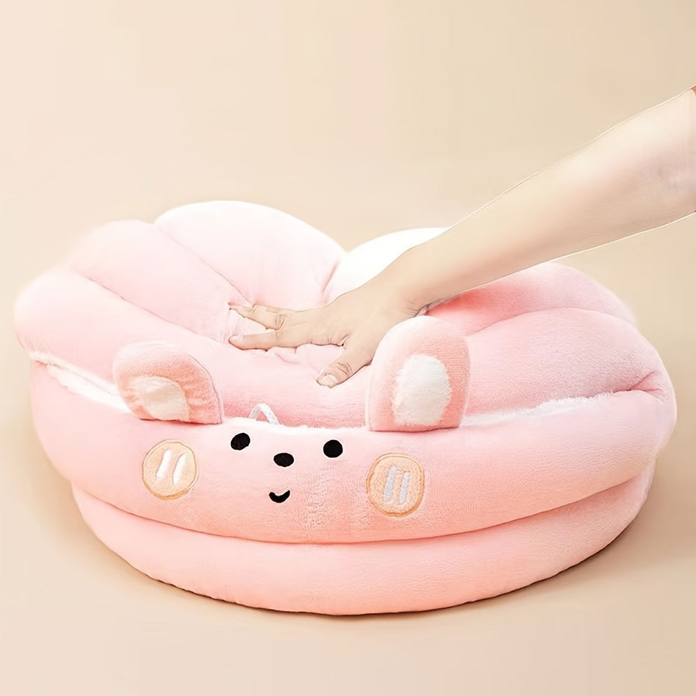 Cute Cat Bed, Warm Dog Bed For Small Dogs, Fluffy And Soft Cat Bed