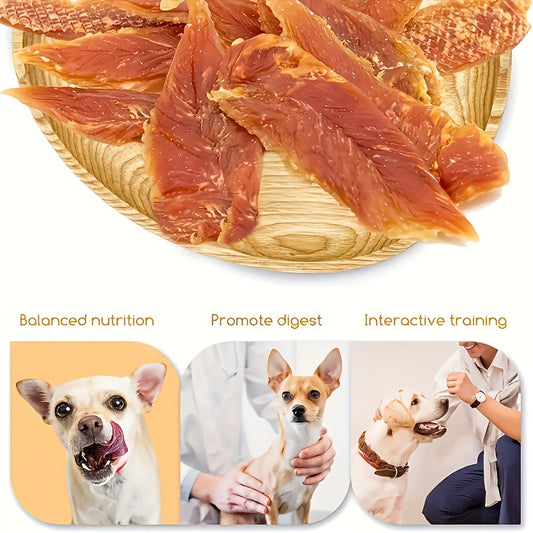 100g (3.53oz)Chicken For Dogs, Chicken Dog Treats For Small Dogs, Medium Pets And Large Breeds, Natural Dog Treats, Dried Chicken Dog Treats, Healthy, High Protein, Easy To Digest, Long-lasting, Perfect Training Reward Snack For Dogs