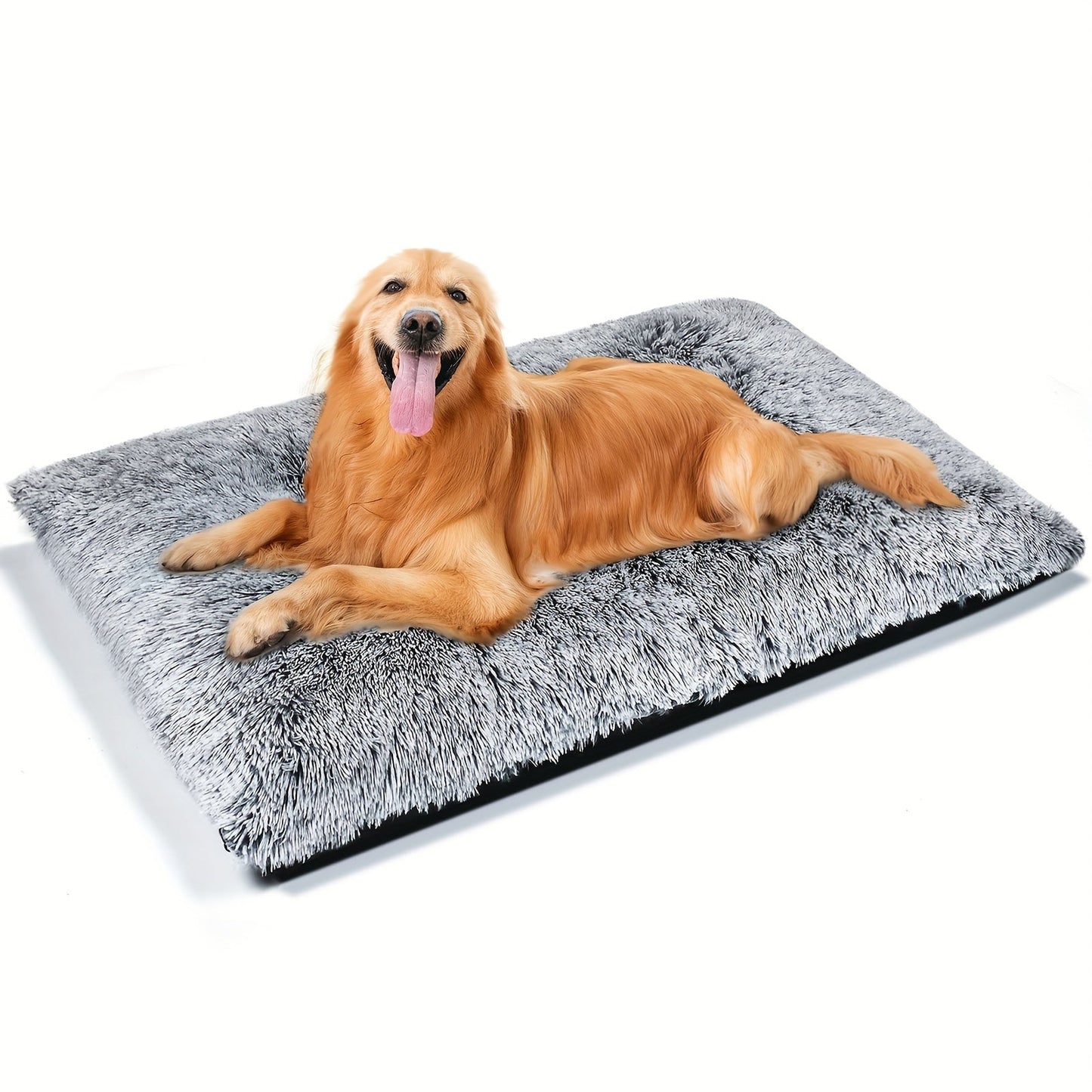 Ultra-Soft Plush Dog Bed - Washable, Anti-Slip, Orthopedic Support, Cozy Pet Mat Pad & Furniture for Large, Medium, Small Dogs and Cats - Easy Care, Durable, and Comfortable Sleeping Solution