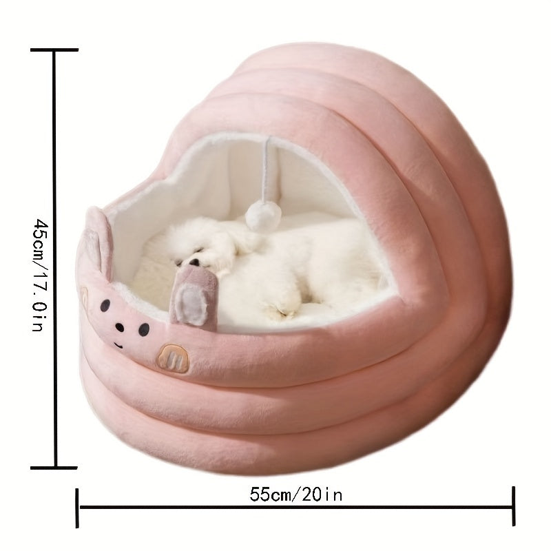 Cute Cat Bed, Warm Dog Bed For Small Dogs, Fluffy And Soft Cat Bed