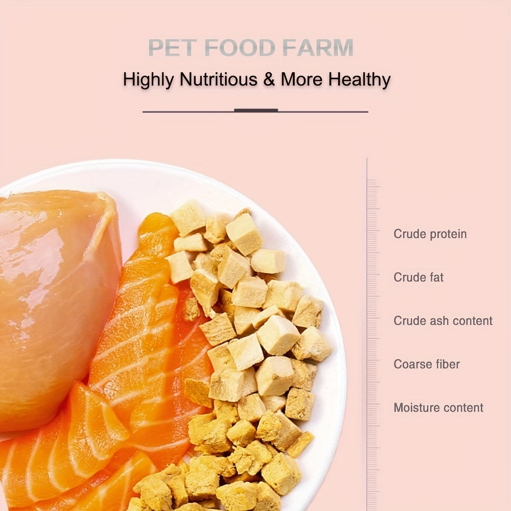 Pet Snacks Freeze Dried Chicken Cat & Dog Treats Chicken Meat - High Protein, Bite-Sized, Training Treats Snacks (Chicken) - For Cats & Dogs - Perfect for Training & Rewards - Ideal Gift for Pet Lovers