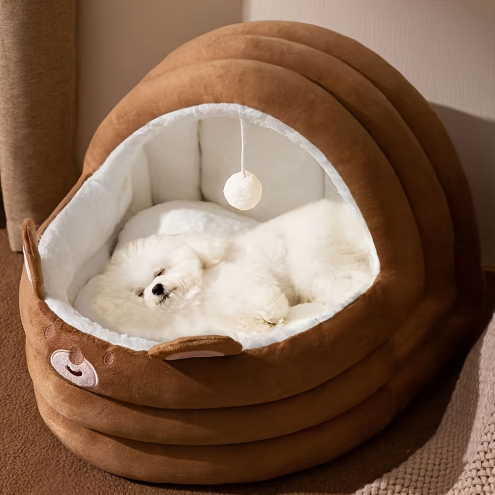 Cute Cat Bed, Warm Dog Bed For Small Dogs, Fluffy And Soft Cat Bed